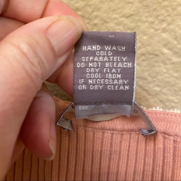 NWT~KENAR Women Light Pink Lace Tank Top Size Small - Picture 4 of 6